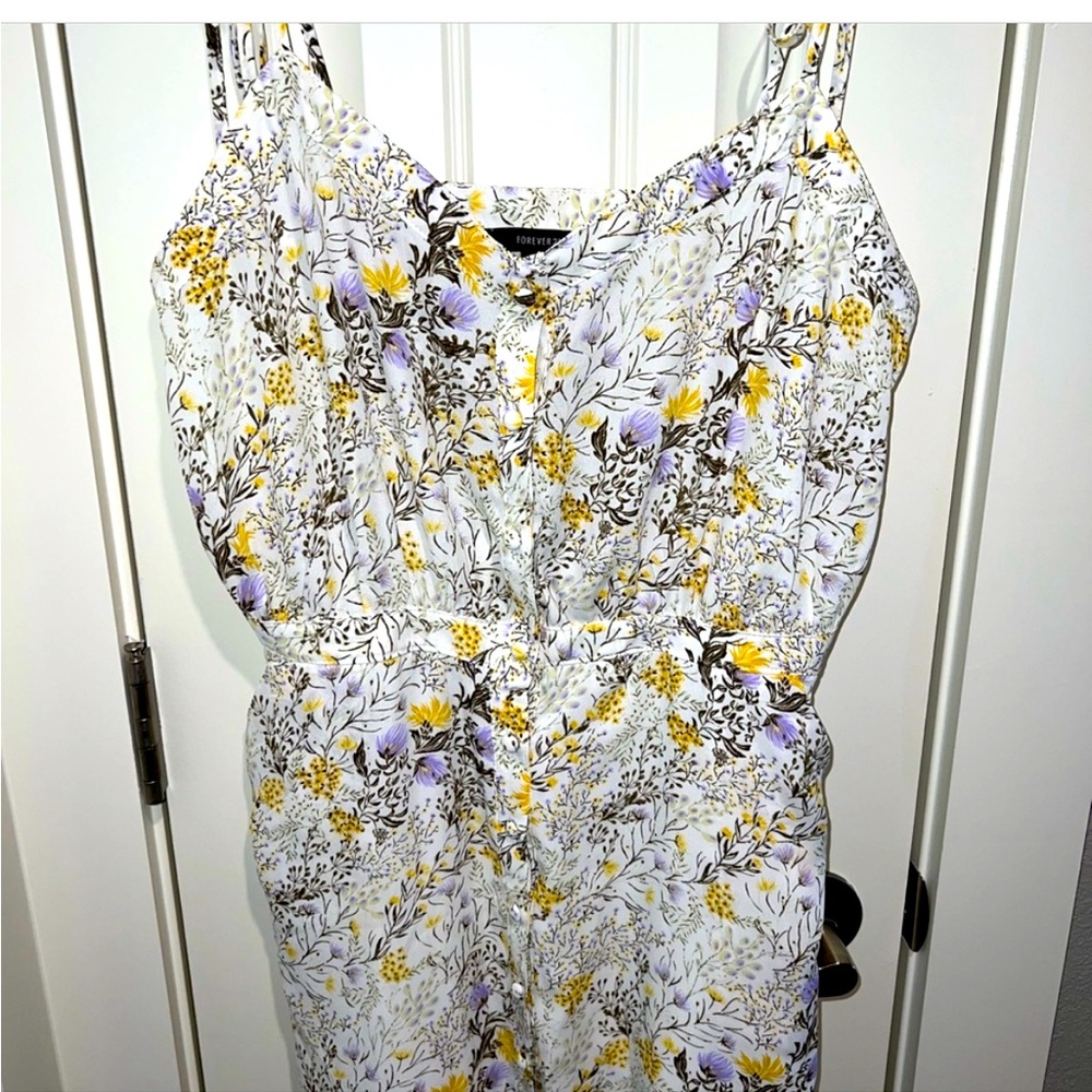 Floral Button Down Dress